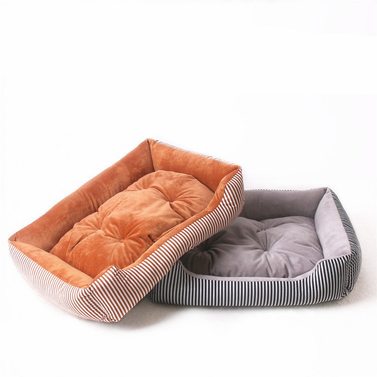Deluxe Plush Pet Bed – Cozy Comfort for Cats & Dogs