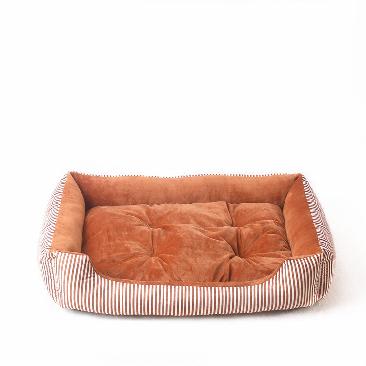 Deluxe Plush Pet Bed – Cozy Comfort for Cats & Dogs