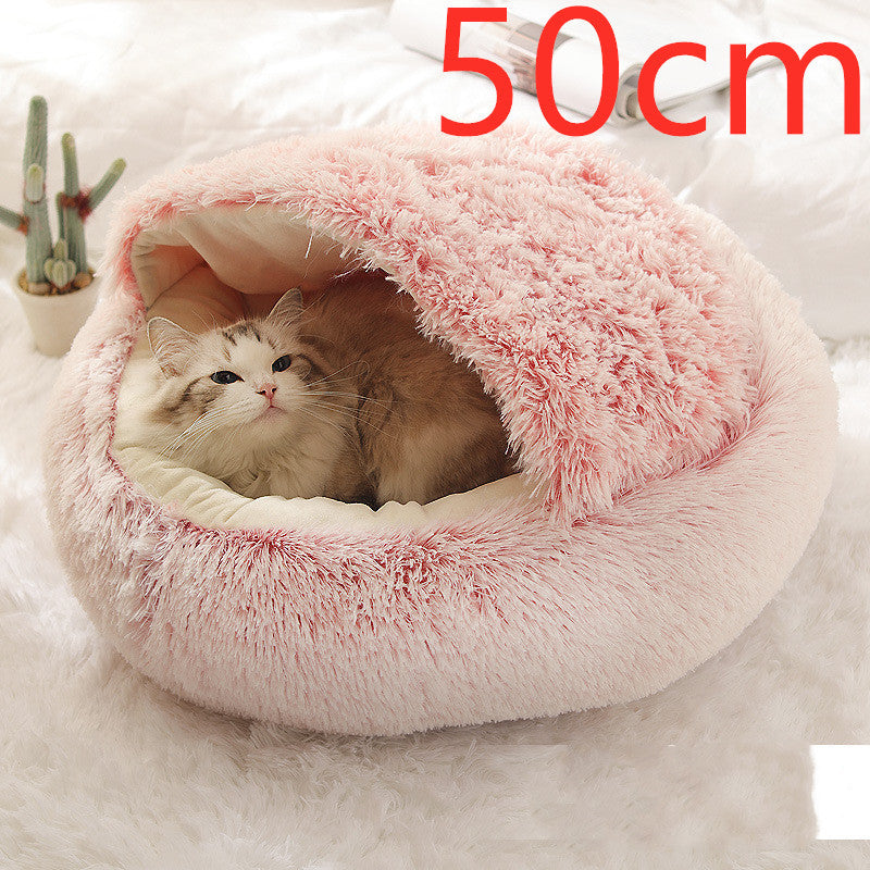 2 In 1 Dog And Cat Soft Plush Pet Bed