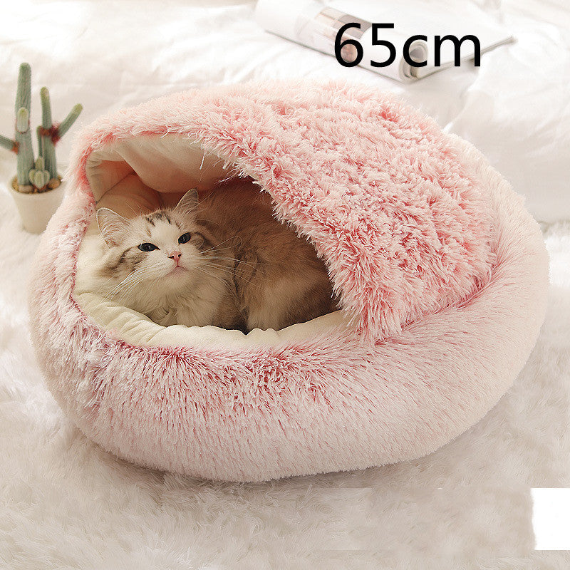 2 In 1 Dog And Cat Soft Plush Pet Bed