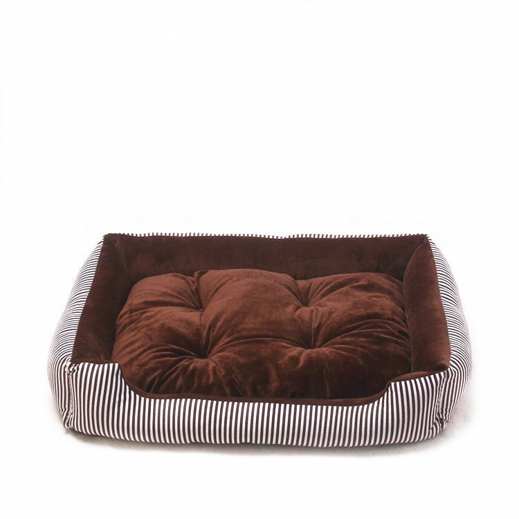 Deluxe Plush Pet Bed – Cozy Comfort for Cats & Dogs