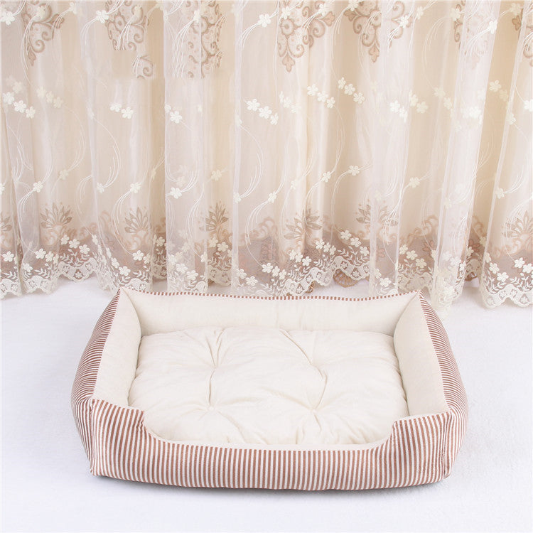 Deluxe Plush Pet Bed – Cozy Comfort for Cats & Dogs