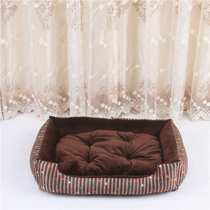 Deluxe Plush Pet Bed – Cozy Comfort for Cats & Dogs
