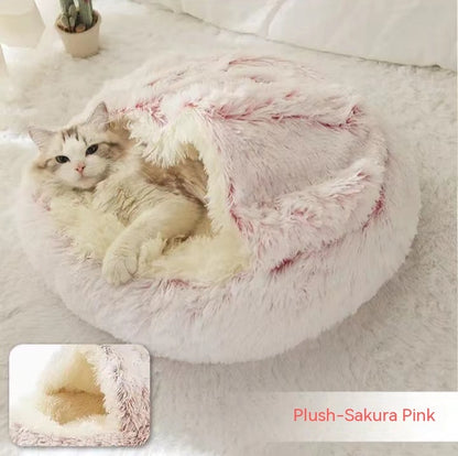 2 In 1 Dog And Cat Soft Plush Pet Bed