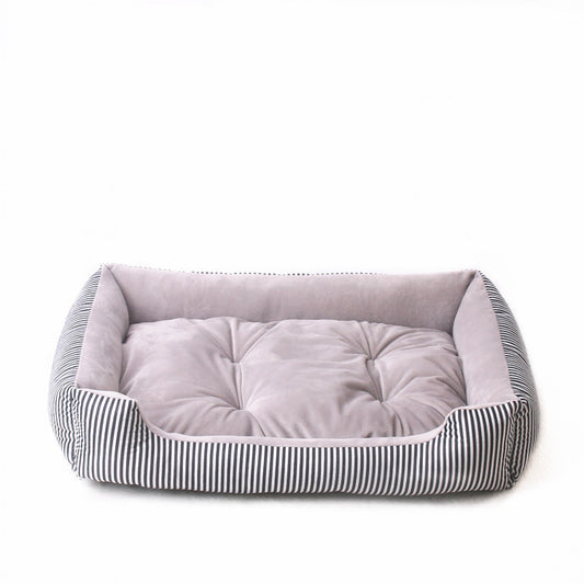 Deluxe Plush Pet Bed – Cozy Comfort for Cats & Dogs